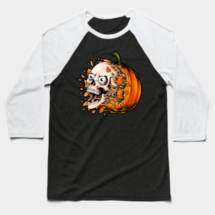 Skeleton pumpkin Baseball T-Shirt